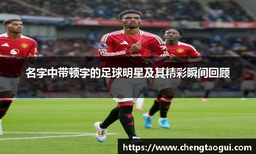 名字中带顿字的足球明星及其精彩瞬间回顾
